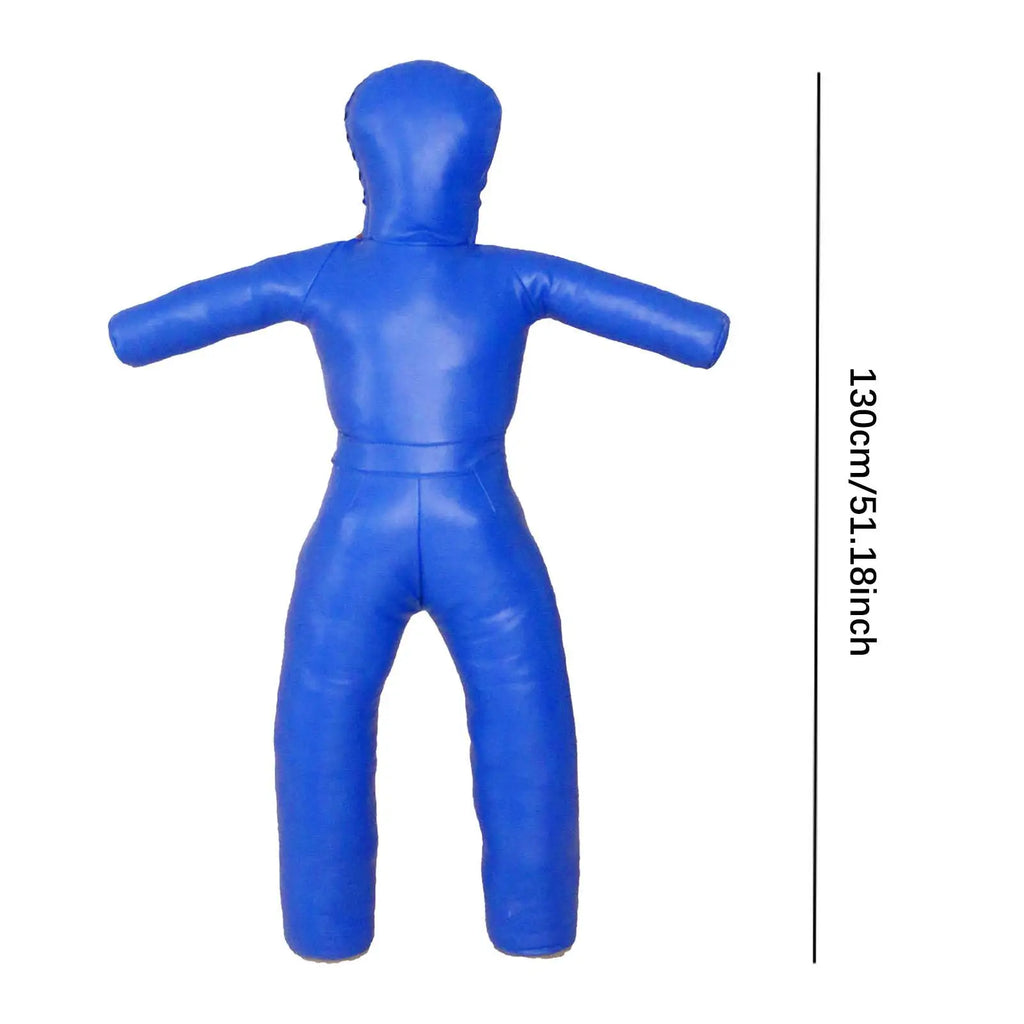 Grappling Training Dummy Boxing Equipment Unfilled Mannequin Sturdy Multiuse Kickboxing Training Prop PU Leather 130cm