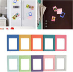 5/10/20pcs Magnetic Photo Frames for Fujifilm Instax Mini Film Papers Double Sided Fridge Picture Frame Magnets Artwork Frames