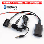 For BMW Z4  E85 E86 E83 X3 Mini Cooper R50 R53 Car Bluetooth Wireless  Adapter Stereo  AUX IN Music Business CD