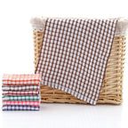 6PCS All Cotton Kitchen Cleaning Cloth Catering Restaurant Cloth Dish Towels Cleaning Cloth Kitchen Cleaning Towel