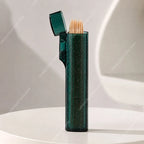 Transparent Mini Storage Box for Bandages Toothpicks Cotton Swabs, 1pc, Grey or Green