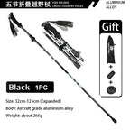 Super Light Telescopic Trekking Poles Portable Nordic Walking Sticks for Outdoor Camping Hiking Easy to Fold Alpenstock