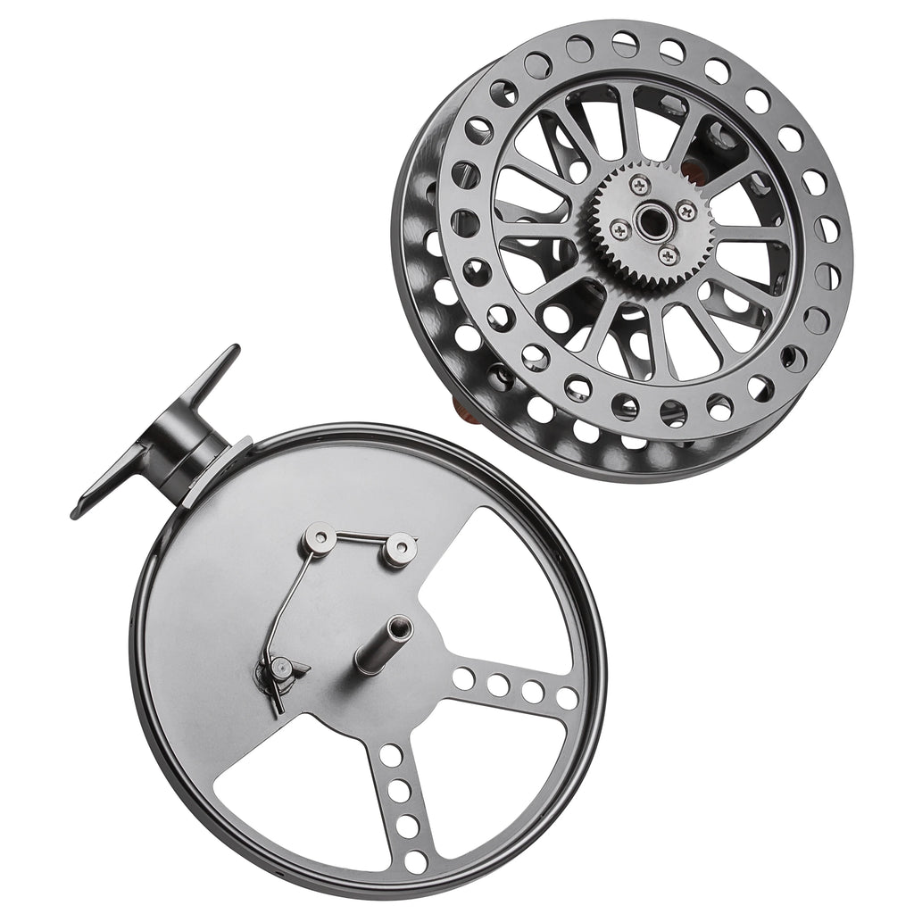 120mm 4 3/4 inch Centerpin Reel Float Reel Direction Changeable for Coarse Trotting Barbel Steelhead Salmon Float Fishing