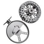 120mm 4 3/4 inch Centerpin Reel Float Reel Direction Changeable for Coarse Trotting Barbel Steelhead Salmon Float Fishing
