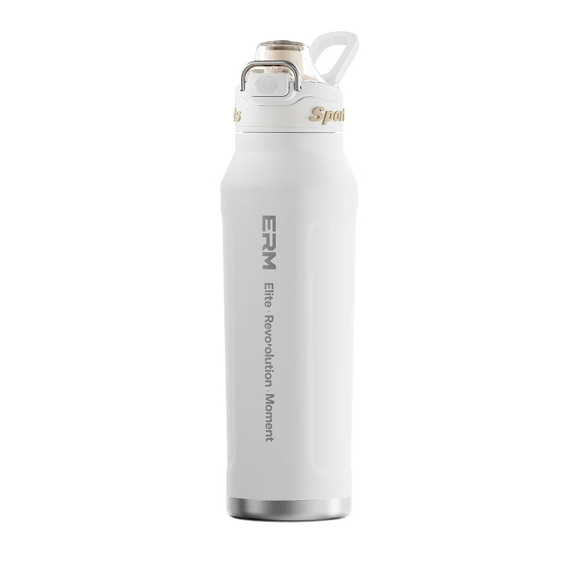 Stainless Steel Water Bottle  Cycling Tumble Insulated Cold And Hot Flasks Double Wall Portable With Handle Sports Outdoor Cup