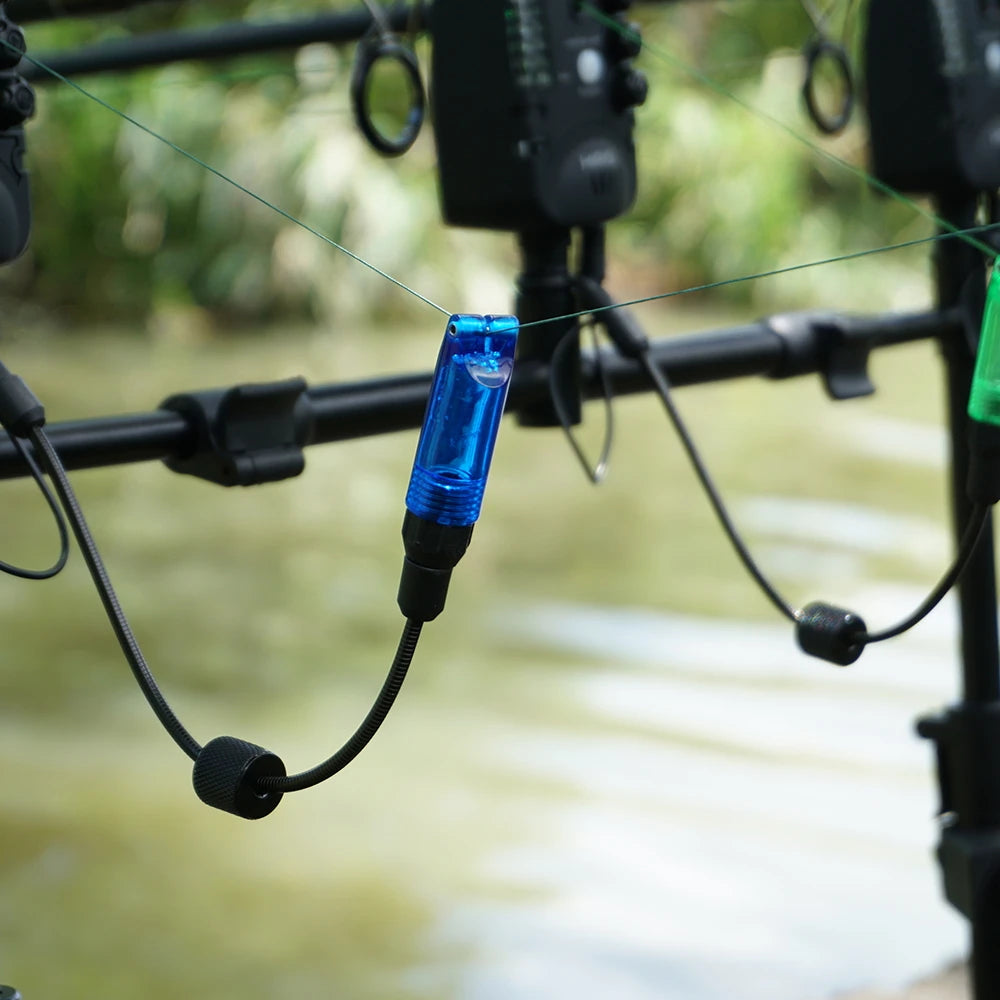 Hirisi Carp Fishing LED Swinger Drop Off Indicator Metals Soft Pole for Carp Coarse Fishing B2032