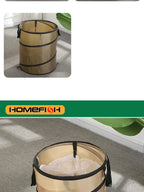 1pc Pop-up Trash Can, Outdoor Portable Camping Folding Trash Can Camping Trash Can Gardening Garden Garbage Bag Garden Leaf Buck