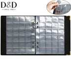 D&D 480 Pockets Coin Collection Holder Book Album for Collectors Storage Box Case Supplies for 20/25/27/30/38mm