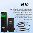 AODELAN WTR-2 Wireless Timer Lapse Intervalometer Remote Control Shutter Release For Canon Nikon Sony Panasonic Fujifilm Cameras
