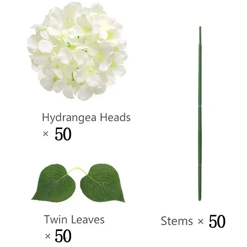 Off White Leaves / 50 PCS