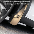 Mud Flaps For Tesla New Model YL 2026 TPE Front Rear Wheel Mud Flaps No Drilling All Weather Anti-Snow Anti-Sand Guard Protector