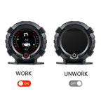 X95 Car GPS Head Up Display Slope Meter Digital Inclinometer Speedometer Off-road Car Pitch Slope Angle Meter Altitude Latitude