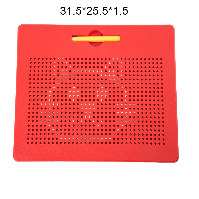 Magnetic Drawing Board with Stylus, Montessori Travel Activity Toy for Kids
