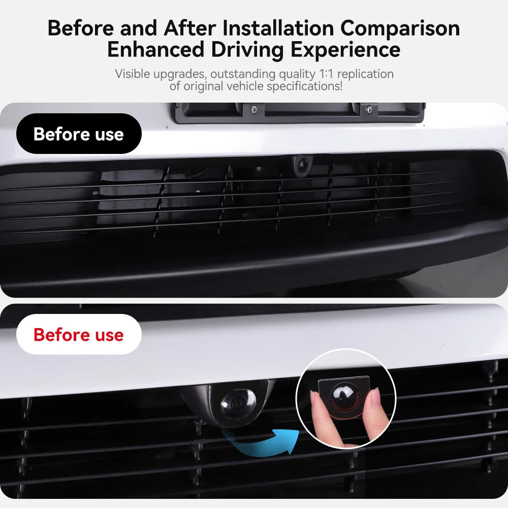 YZ For Tesla Model Y Juniper YL 2025 Front rear Bumper Camera Lens Guard Protective Cover Scratch Resistant Anti-stain