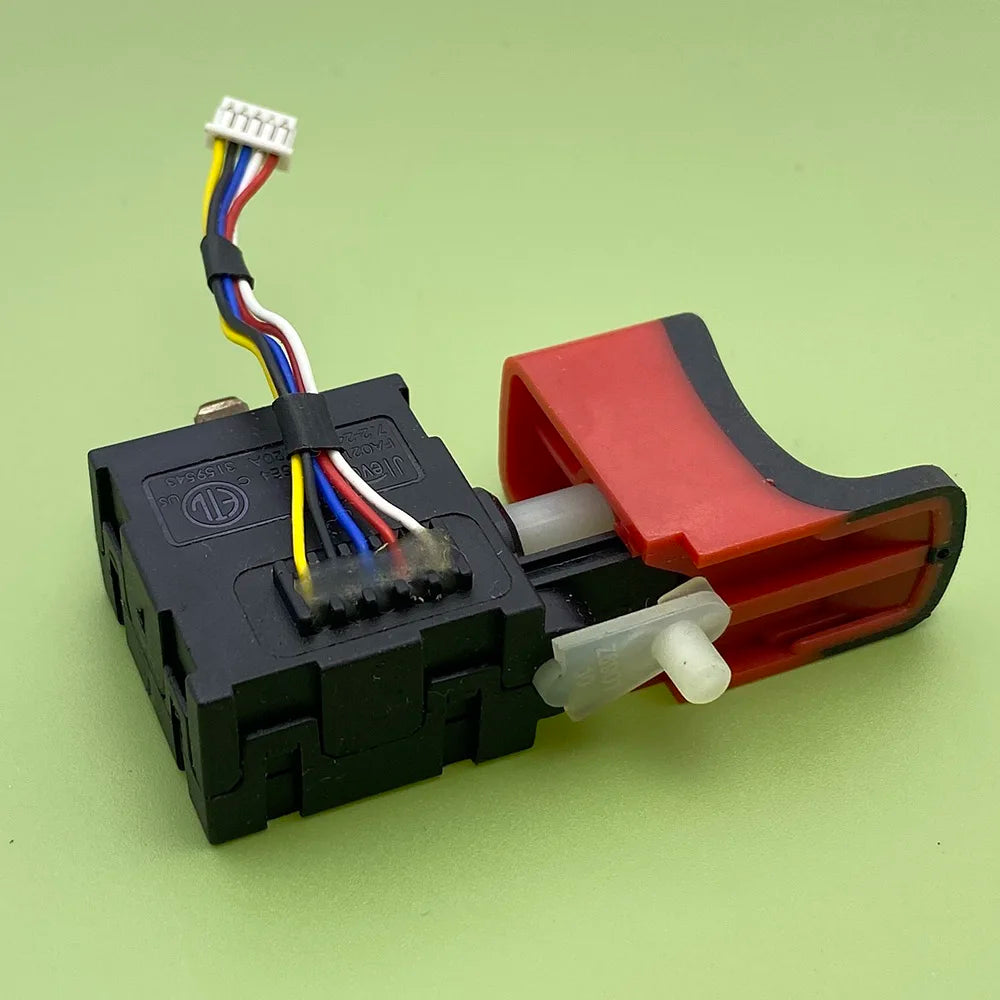 Electric Drill Trigger Switch 5-Wire Speed Control DC 7.2-24V 20A/25A Replacement