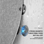 Fashionable Foldable Double-Sided Magnetic Shower Curtain Thick Fabric Home Decor Shower Partition Curtain for Bathroom Decor