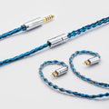 Yongse Danube High Purity 6N Single Crystal Copper Silver-plated Earphones Upgrade Cable
