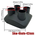 42/60/75/90mm Air Outlet Vent Cover For 2KW 5KW Air Diesel Parking Heater Parts For Webasto Eberspacher Car Truck Bus Caravan