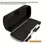 Lcars Car Sun Visor Glasses Case, Universal Glasses Holder Storage Box for Driver and Passenger in Car, Glasses Holder Sun Visor Accessory