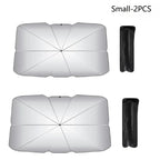 Car Sunshade Car Sunshade Retractable Sunscreen Heat Insulation Front Windshield Parasol Summer Sunscreen Products