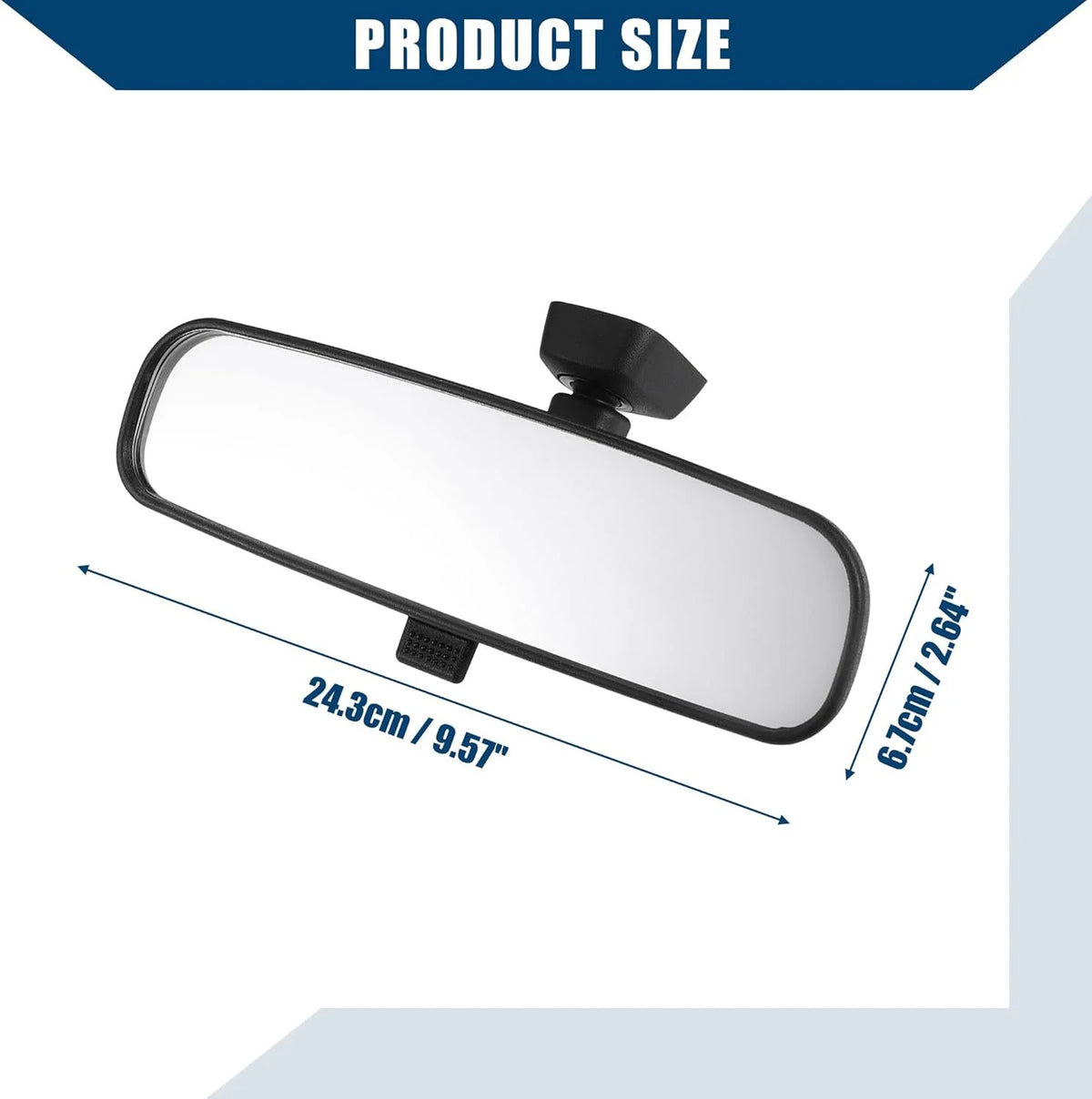 Interior Rear View Mirror 87810-06041, Black, for Toyota Camry 2004-2014