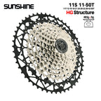 SUNSHINE MTB cassette freewheel HG sprocket carbon steel 10/11/12/13 speed 11T-40T to 11T-52T