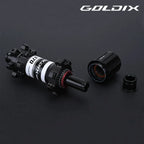 GOLDIX M370 Bicycle Hub 24H Sealed Bearing 6-bolt Disc Brake Straight Pull 24 Holes Ratchet 36T BOOST MTB Hub for Shimano SRAM
