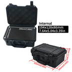 1 waterproof hard hand-held toolbox bag with pre cut sponge storage box, impact resistant unmanned driving chassis