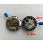 Japan Original Nh35 Movement Crown At 3.8 3 6 Nh35A With Black Date Automatic Mechanical Watch Dial Mods Repair Watchmaker