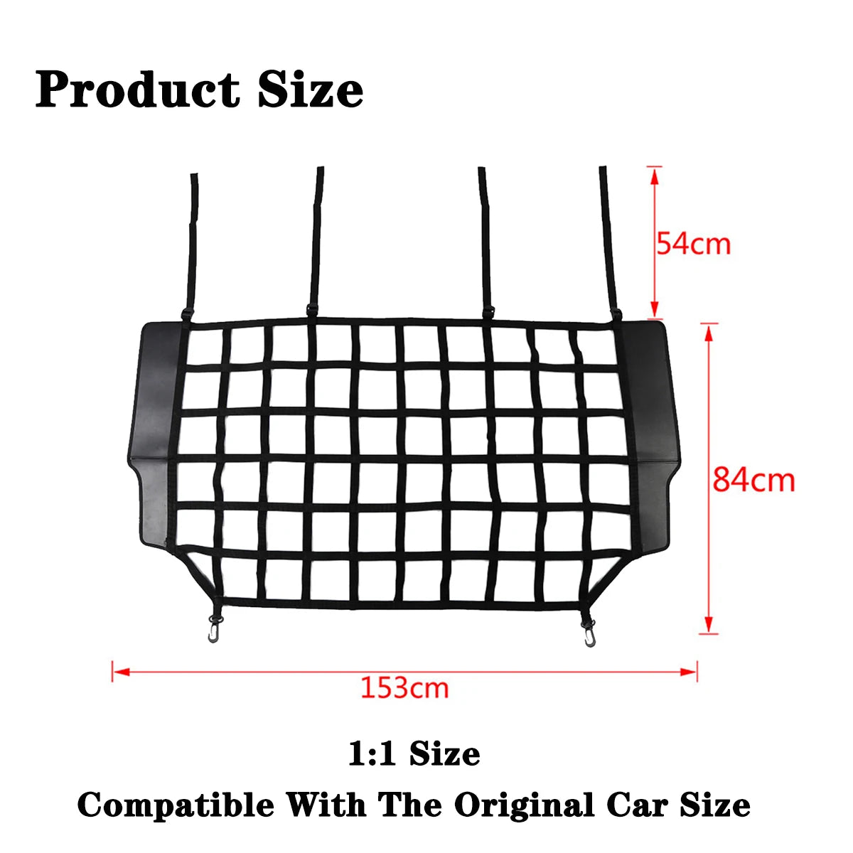 Car Dog Barrier Protector Divider Pet Net Trunk Safety Mesh for Jeep Wrangler JK JL Gladiator JT 2007-2025 Interior Accessories