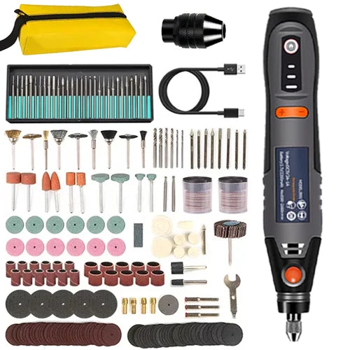 8500r-21000rpm USB Cordless Rotary Tool Dremel Mini Drill Engraving Pen Electric Mini Wireless Drill Accessories DIY Set