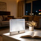 LED Book Light and Night Light 2 in 1, 3 Color Temperatures & Stepless Dimming, USB Rechargeable Reading Light with Timer for Ni