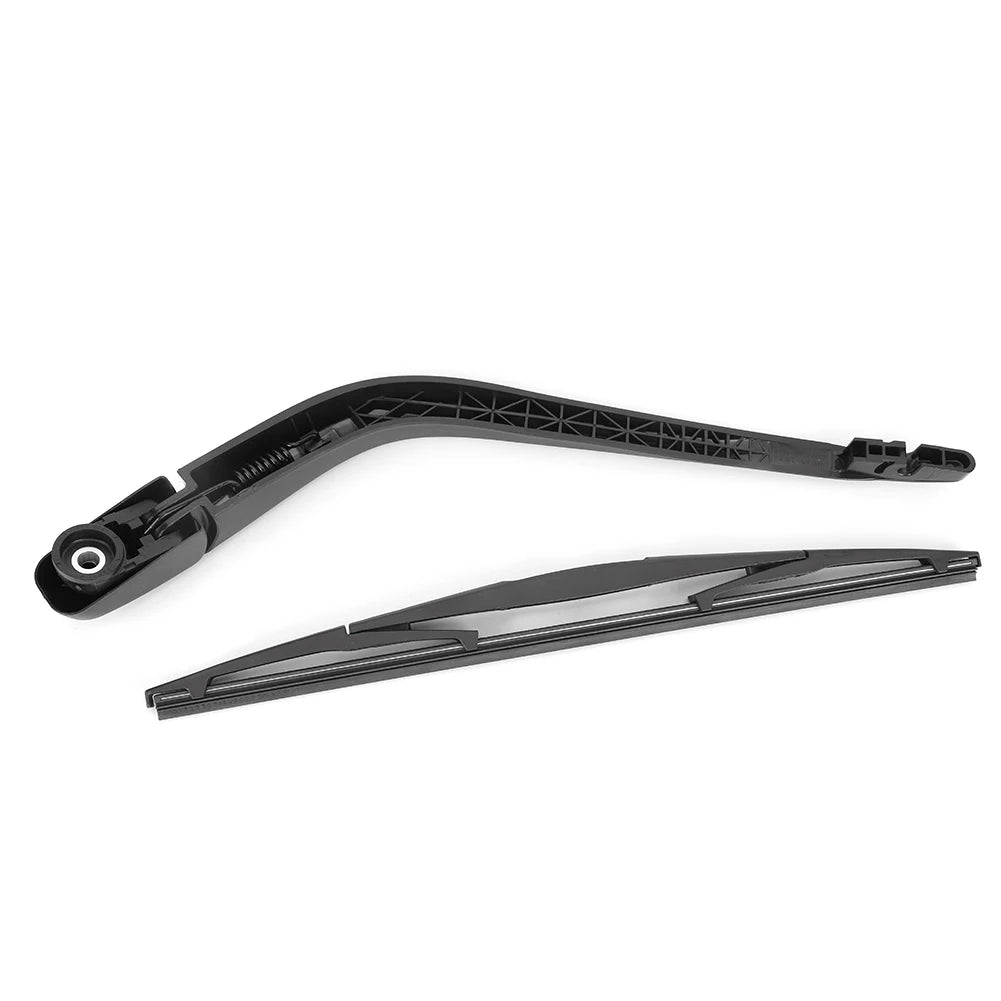 Black Rear Windshield Windscreen Wiper Arm & Blade Set Fit for Honda JAZz FIT 2002 2003 2004 2005 2006 2007 2008