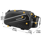 MTB Camel Bag Foldable Rear Seat Storage E-Bike Compatible Waterproof Cycling Equipment Quick Release Design Cycling Accessories