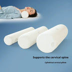 Cervical Neck Roll Memory Foam Pillow Bolster Pillow for Bed Support Round Pillows for Bed, Legs, Back and Yoga