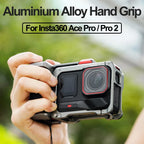 For Insta360 Ace Pro 2 Grip Kit Camera Metal Frame Case with Shutter Button for Insta 360 Ace Pro 2 Accessories