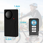Wireless Vibration Bike Alarm With Remote Control Anti-Theft Alarm 110dB Loud Bike Door Window Motorcycle Security Alarm System