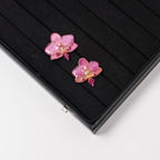 "Resin Coated Natural Dried Phalaenopsis Orchid Flowers - DIY Craft Supplies for Jewelry Making (Earrings/Brooch) Real Preserved