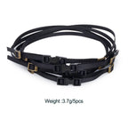 5Pcs Luggage Rope Roof Rack Tie Down Straps Buckle Decorate Strap for 1/8 1/10 1/18 1/24 RC Crawler SCX10 TRX4 TRX6 YK4102 RGT