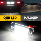 2pcs LED License Plate Lights White CANbus Error Free for Audi A3 8L/S3 2000-2003, A4 B5 1999-2001