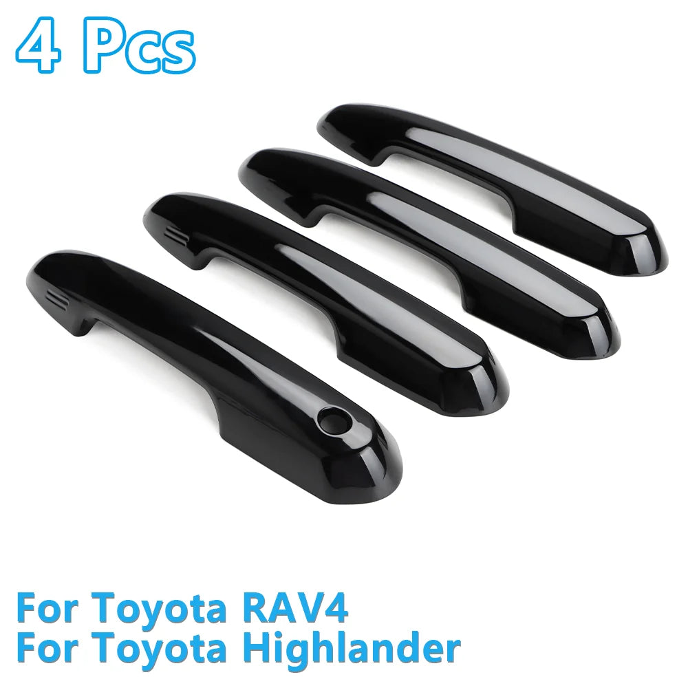 Car Door Handle Trim Covers for Toyota Highlander 2020-2025 Car Door Handle Protectors For Toyota Rav4 2019-2025 No Adhesive