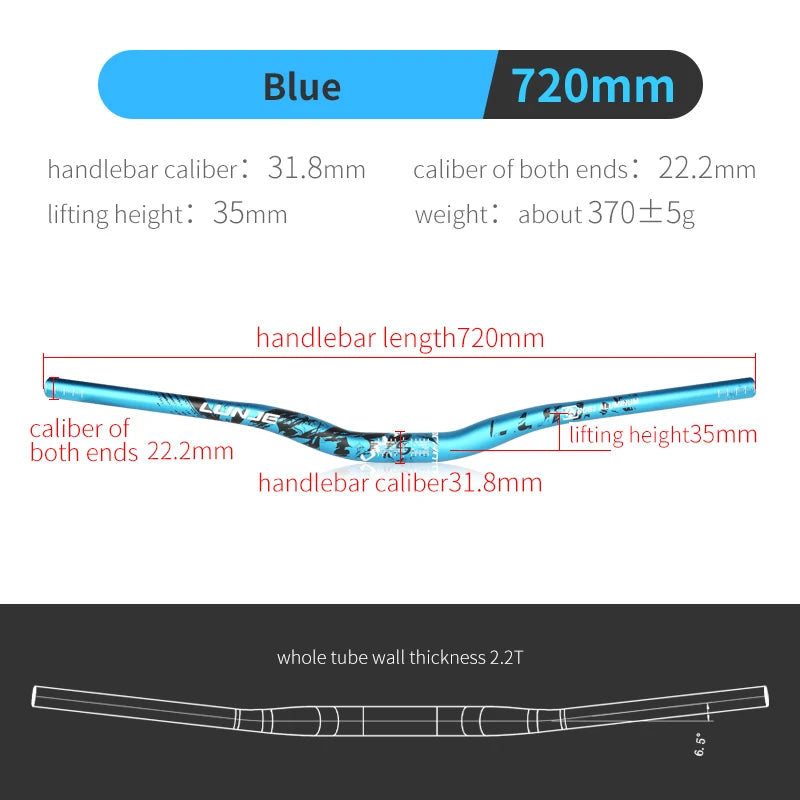 Bicycle Handlebar MTB Handlebar 31.8mm*720/780mm for Road Bike Mountain Handlebar Aluminum Alloy Steering Wheel for Bicycle