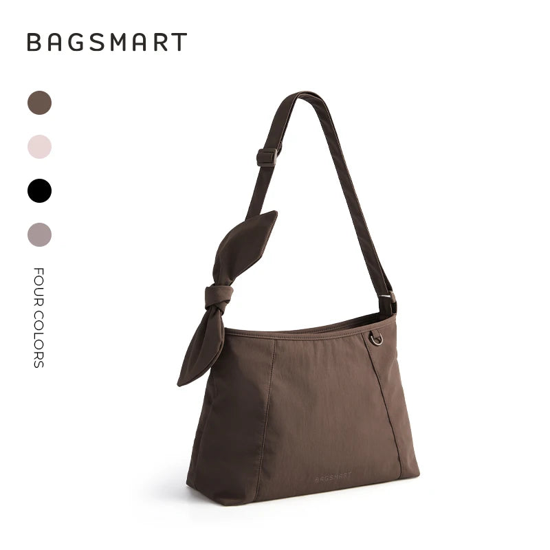 BAGSMART Shoulder Bags Women Versatile Tote Bag Lightweight Casual Commuting Crossbody Bag Underarm Hobo Bag