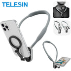 TELESIN Quick Release Magnetic Neck Mount Hold for Iphone 15 14 13 12 11 10 SAMSUNG XIAOMI Smart Phone Accessories