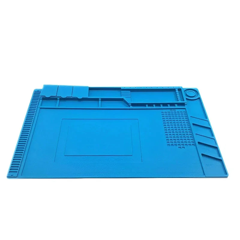 ESD Insulation Heat-resistant Repair Silicone Pad for Parts and Tool Storage Welding BGA Soldering Station Repair Work Pad Tool