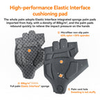 ROCKBROS Summer Cycling Gloves Lightweight Elastic Breathable Half Finger Gloves High Density Cushion Palm Pad Cycling Gloves