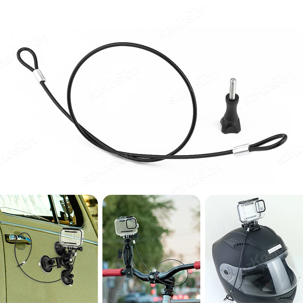 Magnetic Mount Bracket Adapter with Lanyard for Insta360 X5 X4/Osmo 360 Action 5Pro 4/Gopro Hero13 Gopro Accessories
