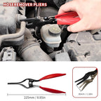 Wire Long Reach Hose Clamp Pliers Set Fuel Oil Water Hose Auto Tools,Hose Clamp Pliers for Fuel Oil & Water Hoses,Red