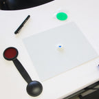Near Phoria Vision Test Card with Pen light and Maddox Occluder Kit Esophoria Exophoria Horizontal and Vertical Tester