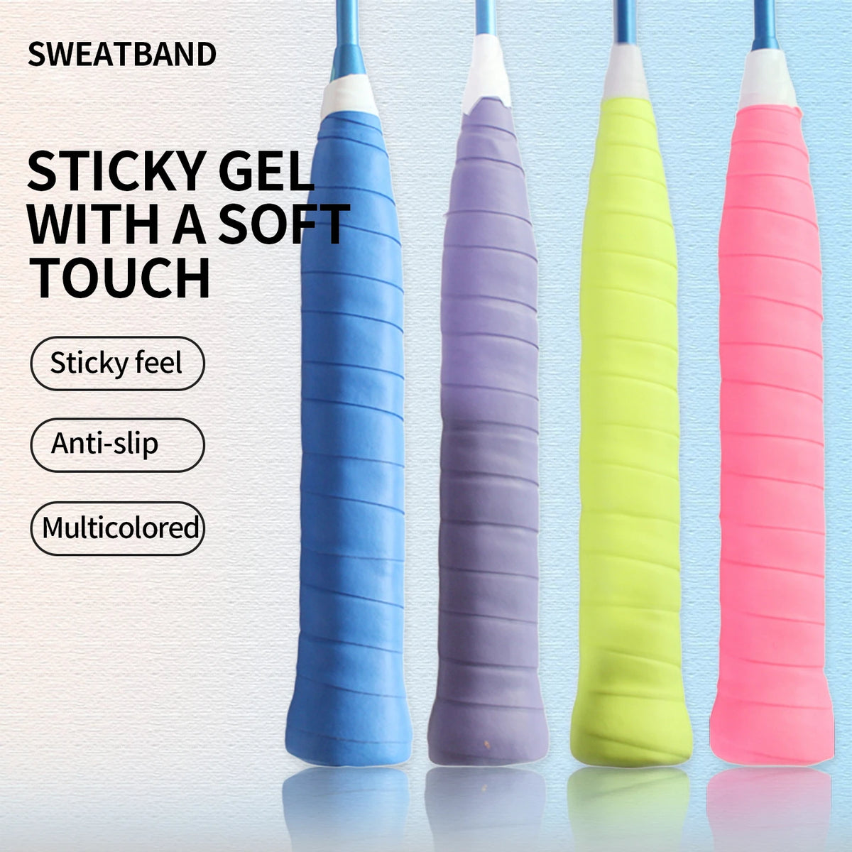 30PCS/LOT Wilson racket grip, sticky badminton tennis racket hand rubber sleeve, Tennis grip non slip,Badminton grip